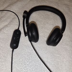 Microsoft Black Wired Headset